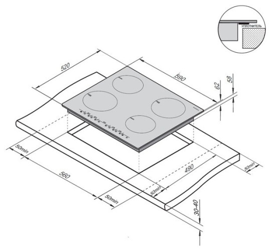 Электрическая варочная панель Darina P BECI 342 005B