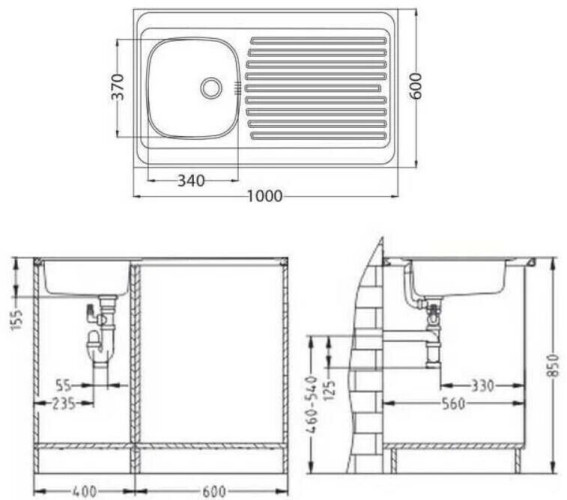 Кухонная мойка Alveus Classic 70 NAT 1108745