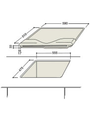 Газовая варочная панель Hotpoint-Ariston PC 640 T (OW) R/HA