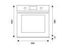 Электрический духовой шкаф Bertazzoni F6011MODPTZ/23
