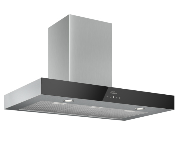 Кухонная вытяжка Elikor Агат 90Н-1000-Е4Д нержавейка /черный