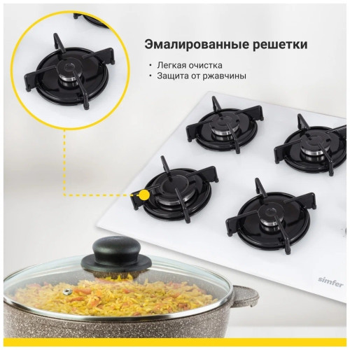 Газовая варочная панель Simfer H 60K40 C000