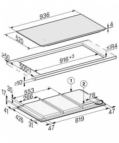 Индукционная варочная панель Miele KM 7897 FL