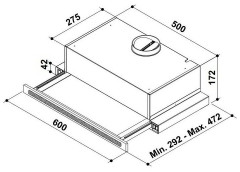 Встраиваемая вытяжка Korting KHP 6637 GWX