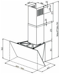 Кухонная вытяжка Monsher NOVA 60 Noir