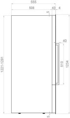 Винный шкаф PANDO PVMAVP 124 70XR