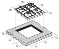 Газовая варочная панель Zugel ZGH601X