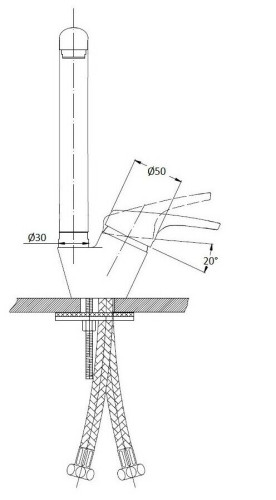 Смеситель для кухни Kaiser County 55244-9