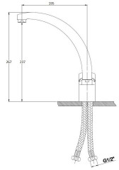 Смеситель для кухни Kaiser County 55244-9
