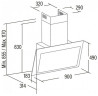 Кухонная вытяжка Cata Thalassa 900 XGWH F
