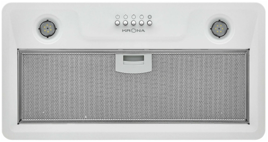 Встраиваемая вытяжка Kronasteel Liusa 600 Glass White PB