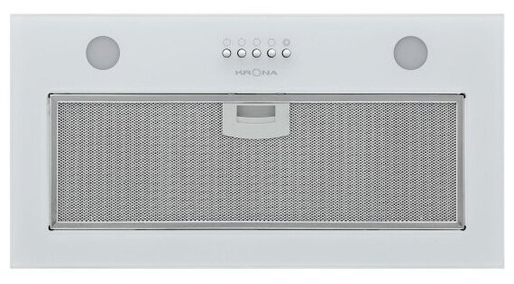 Встраиваемая вытяжка Kronasteel Liusa 600 Glass White PB