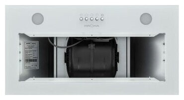 Встраиваемая вытяжка Kronasteel Liusa 600 Glass White PB