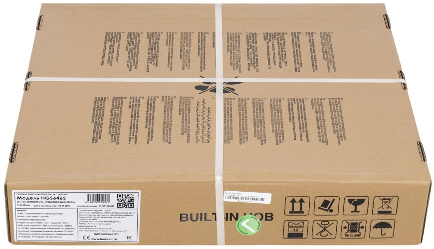 Газовая варочная панель HOMSair HGS646S