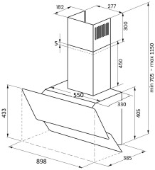 Кухонная вытяжка Kuppersberg F 912 W