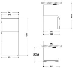 Холодильник Whirlpool W84TE 72 M Dual