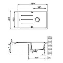 Кухонная мойка Franke BFG 611 миндаль 114.0313.332