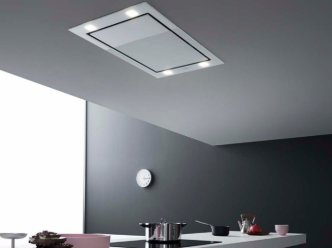 Встраиваемая вытяжка Falmec Sirio IS 90 WHITE GLASS CSJI90.E3P2 ZZZF400F