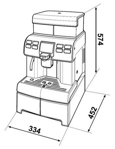 Кофемашина Saeco Aulika Top High Speed Cappuccino