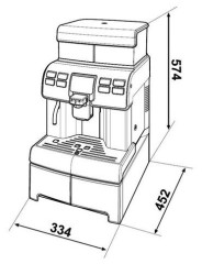 Кофемашина Saeco Aulika Top High Speed Cappuccino
