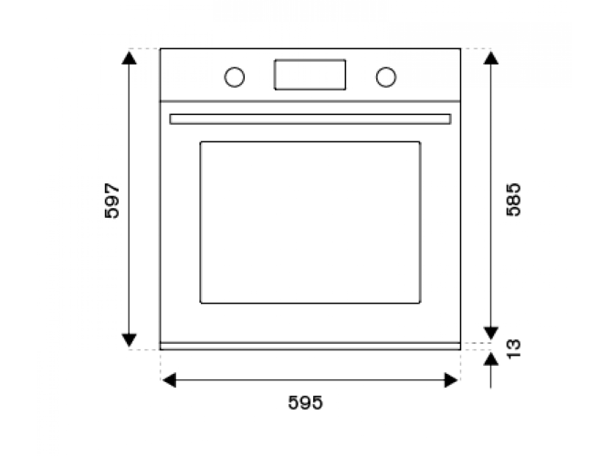 Электрический духовой шкаф Bertazzoni F6011MODPTN/23