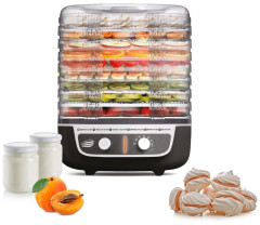 Сушилка для овощей Великие реки Волга-9 черный/белый