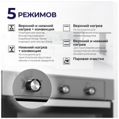 Электрический духовой шкаф Delvento V4EM16001