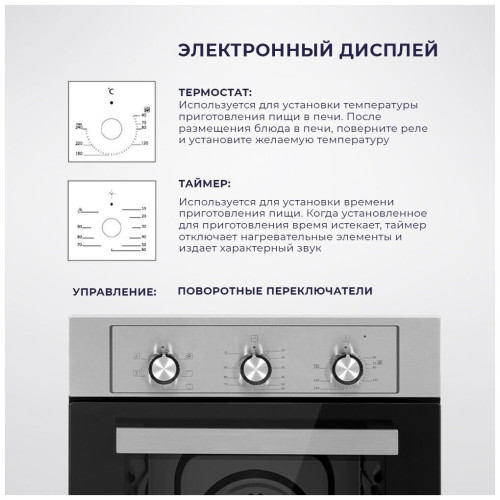 Электрический духовой шкаф Delvento V4EM16001