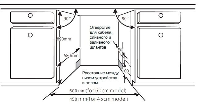 Посудомоечная машина Hyundai HBD 473
