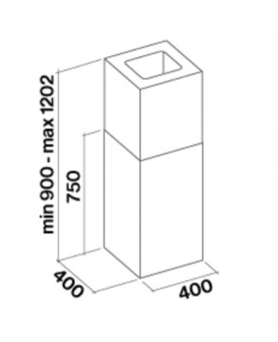 Кухонная вытяжка Falmec White Mira Is 40 CMWI40 E0P2 ZZZB491F