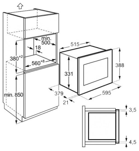 Встраиваемая микроволновая печь Electrolux EMT 25203 OK