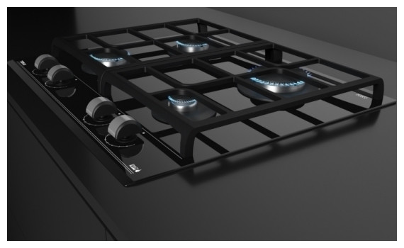 Газовая варочная панель Teka GZC 64300 XBN Black