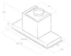 Встраиваемая вытяжка Elica Hidden IX A 60