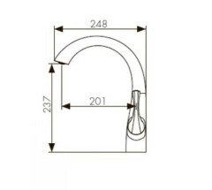 Смеситель для кухни Kaiser Comba 48033