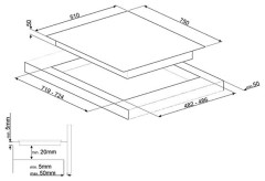 Комбинированная варочная панель Smeg PM6721WLDX