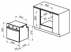 Электрический духовой шкаф Korting OKB 5809 CSX PRO