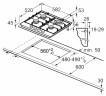 Газовая варочная панель Bosch PGH 6B5 B60