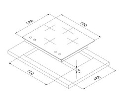 Газовая варочная панель Zigmund &amp; Shtain GN 248.61 M