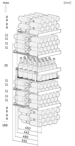 Винный шкаф Meyvel MV98-KST3