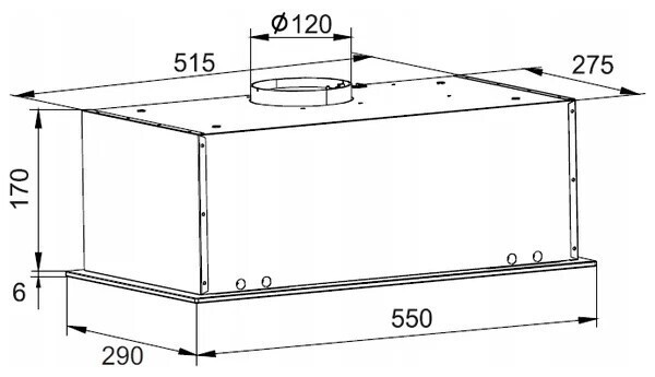 Встраиваемая вытяжка Hansa OMP6251BGWH