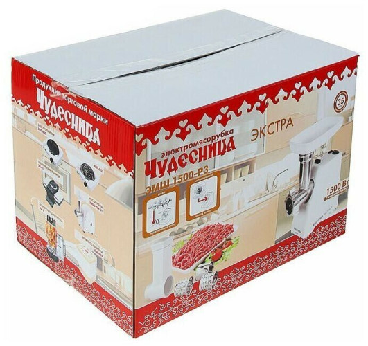 Мясорубка Чудесница Экстра ЭМШ 1500-Р3