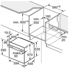 Электрический духовой шкаф Bosch HRA 3380S1