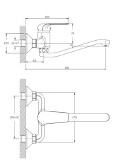 Смеситель для кухни Rush Fiji FI1835-28