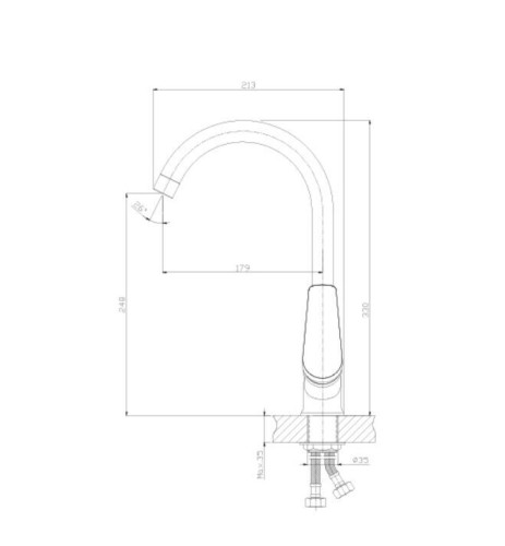 Смеситель для кухни Lemark S35-23LM307