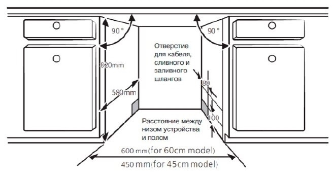 Посудомоечная машина Hyundai HBD 440