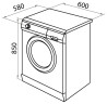 Стиральная машина MAUNFELD MFWM14958WS