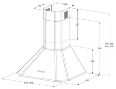 Кухонная вытяжка Korting KHC 6839 IX