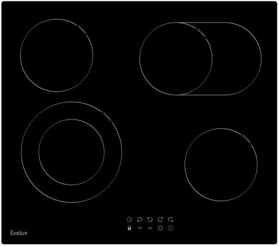 Электрическая варочная панель Evelux HEV 642 B