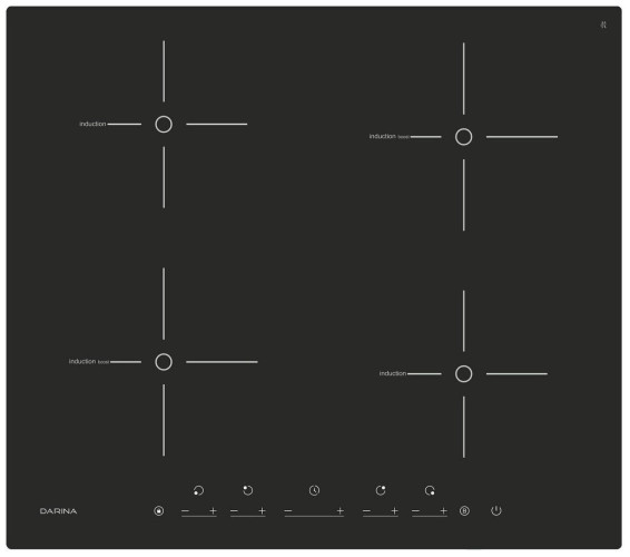 Индукционная варочная панель Darina PL EI305 B