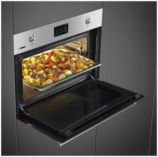 Электрический духовой шкаф Smeg SF4303WVCPX